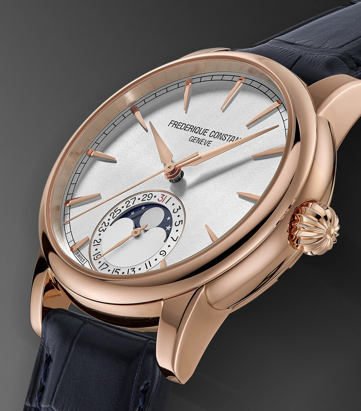 Manufacture Classic Moonphase Date Watch FC-716S3H9 | Frederique